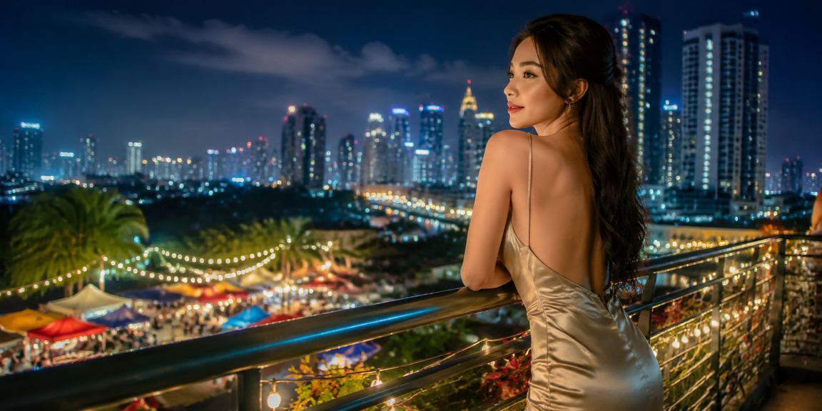 Người dùng thanh toán nhanh qua điện thoại tại chợ đêm Hồ Chí Minh